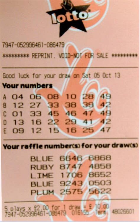 camelot lottery winning numbers.